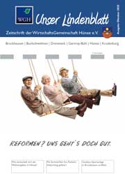 Unser Lindenblatt Die aktuelle Ausgabe von „Unser Lindenblatt“. können Sie hier anklicken.  Alle anderen bisher erschienenen Ausgaben finden Sie oben in der Menüleiste unter „Unser Lindenblatt“.